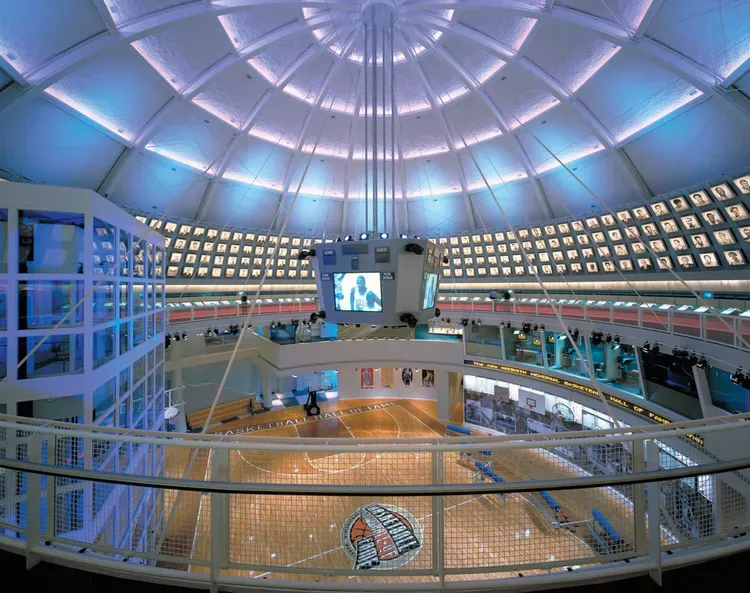 Why is the Basketball Hall of Fame in Springfield, MA?